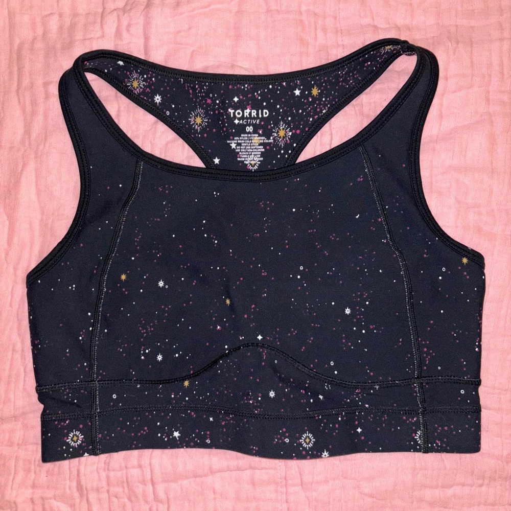 Torrid Starry Print Sports Bra Size 00